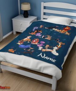 Nice Disney Cartoon All Cats Character Blanket Fleece Customized Blanket - Image 3