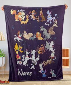 Nice Disney Cartoon All Disney Dog Blanket Fleece Customized Blanket