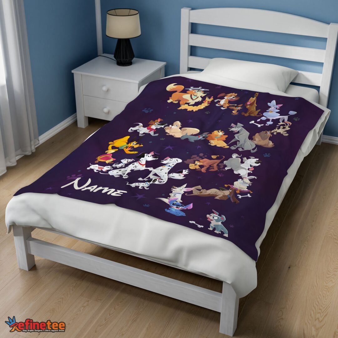 nice-disney-cartoon-all-disney-dog-blanket-fleece-customized-blanket-mk-02 Nice Disney Cartoon All Disney Dog Blanket Fleece Customized Blanket - Image 3