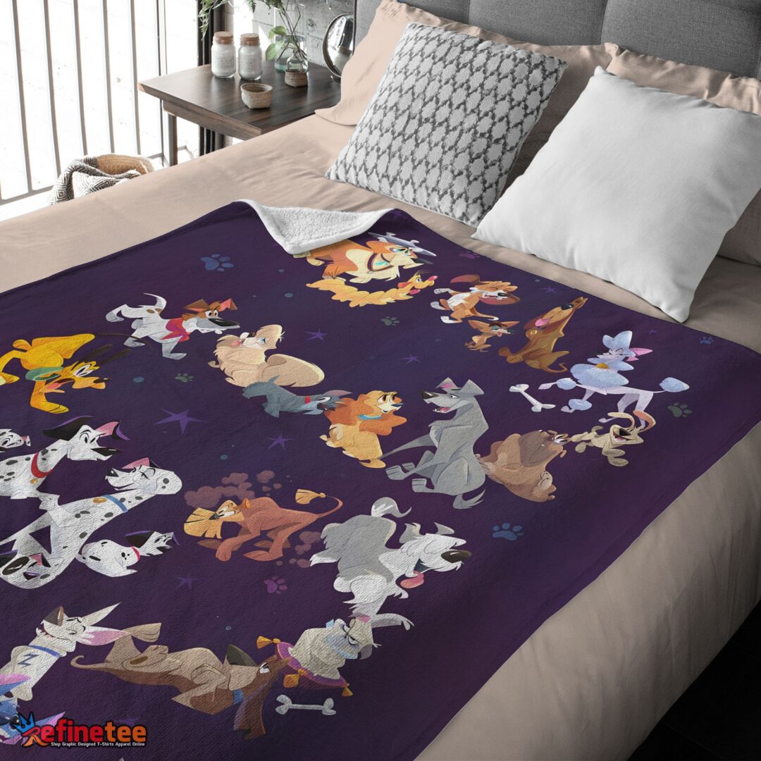 nice-disney-cartoon-all-disney-dog-blanket-fleece-customized-blanket-mk-03 Nice Disney Cartoon All Disney Dog Blanket Fleece Customized Blanket - Image 4