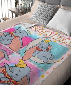 Nice Disney Cartoon Baby Girl Elephant Dumbo Velveteen Cute Blanket Fleece Customized Blanket - Image 4