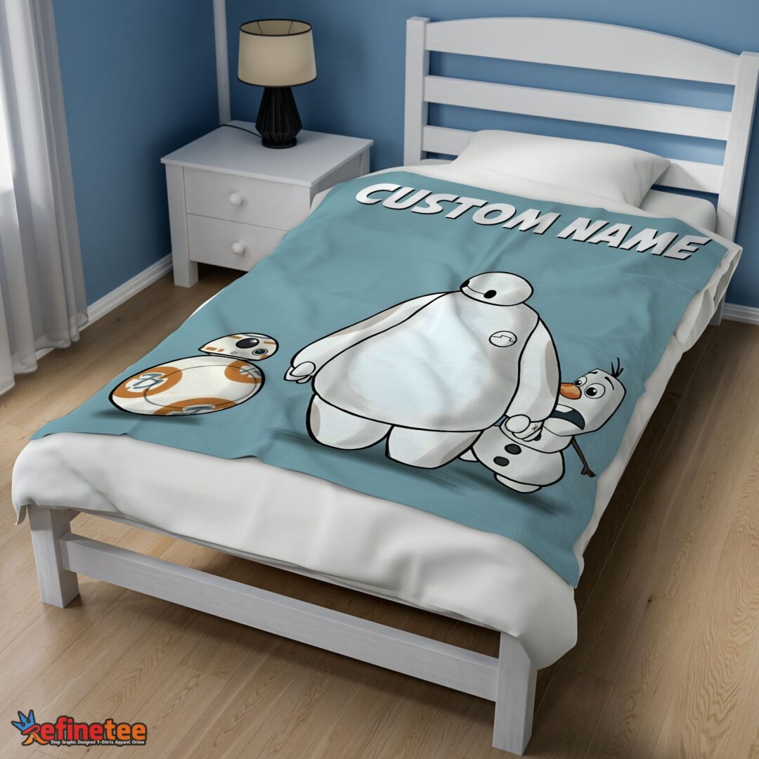 nice-disney-cartoon-big-hero-6-baymax-with-friends-blanket-fleece-customized-blanket-mk-02 Nice Disney Cartoon Big Hero 6 Baymax With Friends Blanket Fleece Customized Blanket - Image 3