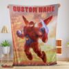 Nice Disney Cartoon Big Hero 6 Red Baymax Blanket