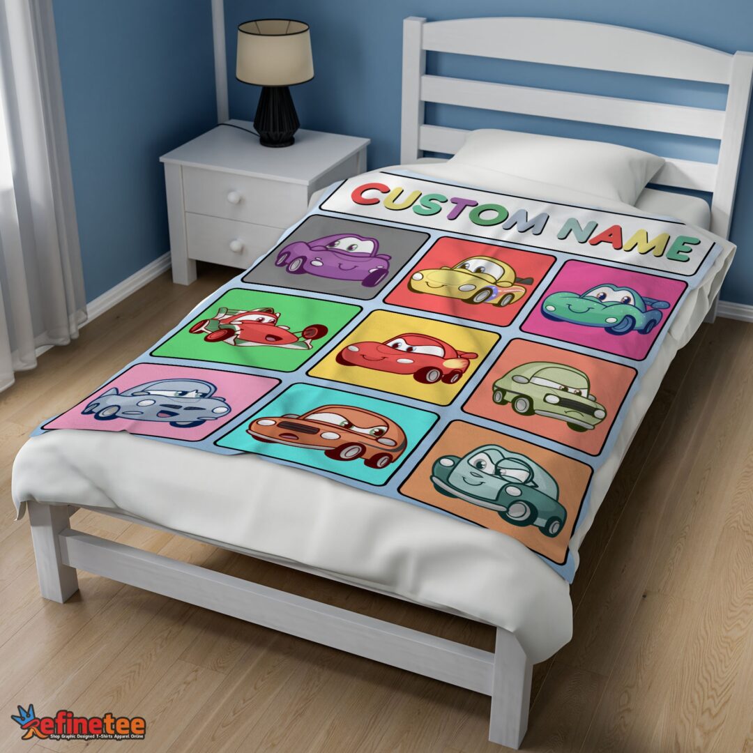 nice-disney-cartoon-cars-with-all-friends-blanket-fleece-customized-blanket-mk-02 Nice Disney Cartoon Cars With All Friends Blanket Fleece Customized Blanket - Image 3
