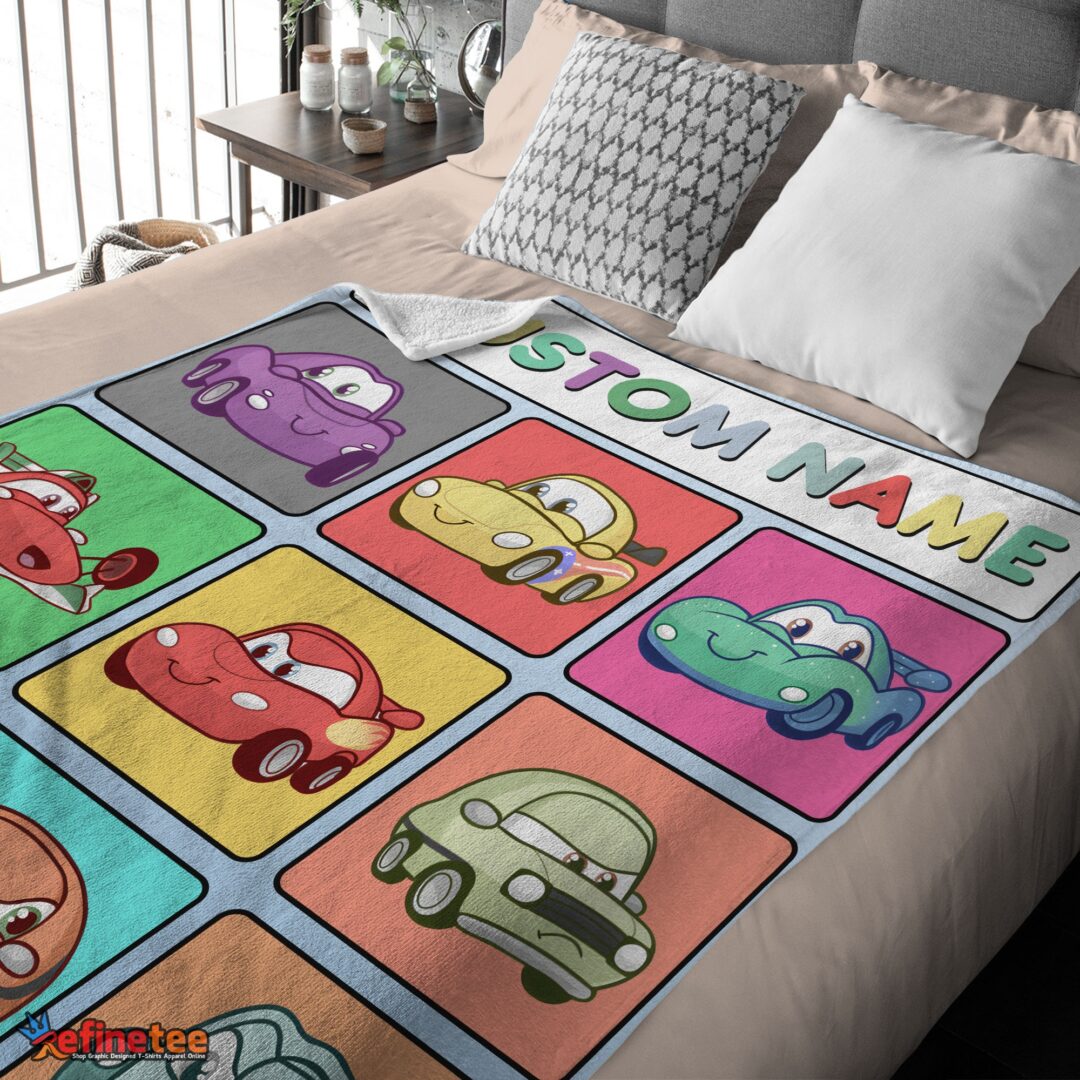 nice-disney-cartoon-cars-with-all-friends-blanket-fleece-customized-blanket-mk-03 Nice Disney Cartoon Cars With All Friends Blanket Fleece Customized Blanket - Image 4