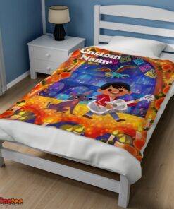 Nice Disney Cartoon COCO Boy With Guitar Cute Blanket Fleece Customized Blanket - Image 3