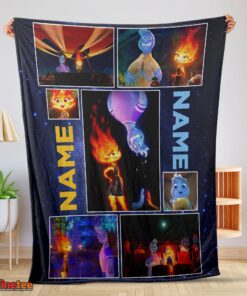 Nice Disney Cartoon Elemental Blanket Fleece Customized Blanket