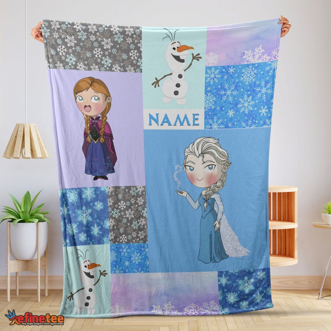 nice-disney-cartoon-frozen-elsa-princess-anna-olaf-blanket-fleece-customized-blanket-mk-01-1 Nice Disney Cartoon Frozen Elsa Princess Anna Olaf Blanket Fleece Customized Blanket