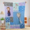 Nice Disney Cartoon Frozen Elsa Princess Anna Olaf Blanket Fleece Customized Blanket