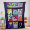 Nice Disney Cartoon Monsters Inc Movie Blanket Customize Blanket