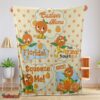 Nice Disney Cartoon Orange Bird Cute Blanket Fleece Customized Blanket