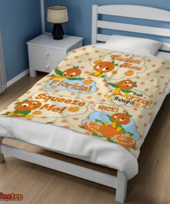 Nice Disney Cartoon Orange Bird Cute Blanket Fleece Customized Blanket - Image 3