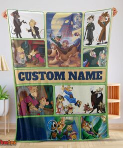 Nice Disney Cartoon Personalized Great Mouse Detective Blanket Fleece Customized Blanket