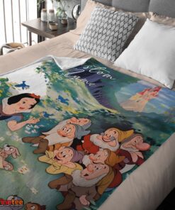 Nice Disney Cartoon Snow White With The Seven Dwarfs Customized Blanket - Image 4