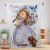 Nice Disney Cartoon Sofia The First Sofia Princess Blanket Fleece Customized Blanket