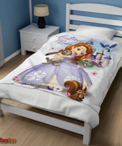 Nice Disney Cartoon Sofia The First Sofia Princess Blanket Fleece Customized Blanket - Image 3