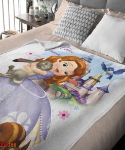 Nice Disney Cartoon Sofia The First Sofia Princess Blanket Fleece Customized Blanket - Image 4