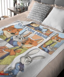Nice Disney Cartoon Zootopia Velveteen Cute Blanket Fleece Customized Blanket - Image 4