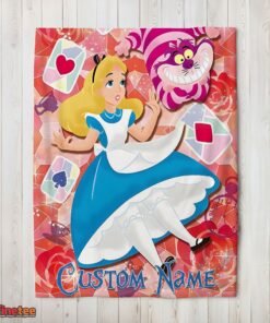 Nice Disney Cheshire Cat Alice In Wonderland Blanket Fleece Customized Blanket