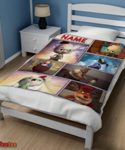 Nice Disney Chicken Little Collage Poster Blanket Fleece Customized Blanket - Image 3