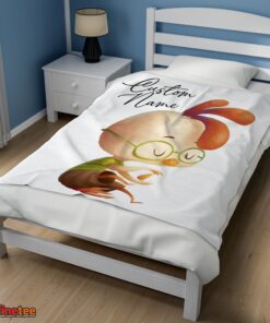Nice Disney Chicken Little Meditative Pose Blanket Fleece Customized Blanket - Image 3