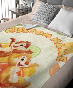 Nice Disney Chip 'N' Dale Chip And Dale Blanket Fleece Customized Blanket - Image 4