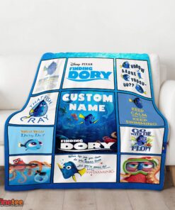 Nice Disney Finding Dory What Would Dory Do Collage Blanket Fleece Customized Blanket - Image 3