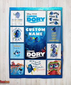 Nice Disney Finding Dory What Would Dory Do Collage Blanket Fleece Customized Blanket