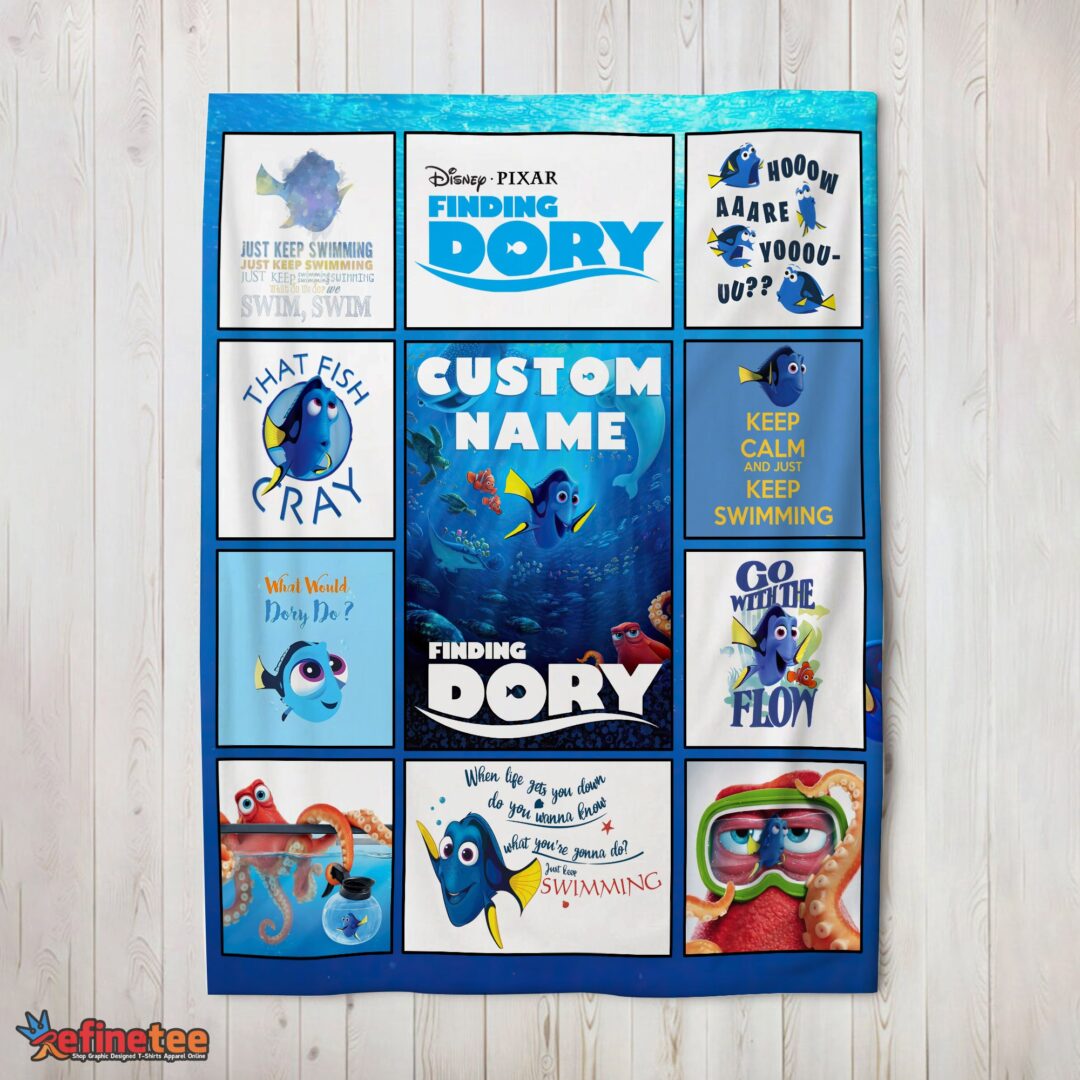 nice-disney-finding-dory-what-would-dory-do-collage-blanket-fleece-customized-blanket-mk-02 Nice Disney Finding Dory What Would Dory Do Collage Blanket Fleece Customized Blanket