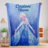 Nice Disney Frozen Magic Elsa Blanket Fleece Customized Blanket