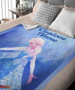 Nice Disney Frozen Magic Elsa Blanket Fleece Customized Blanket - Image 4