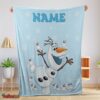 Nice Disney Frozen Olaf Dancing Blanket Fleece Customized Blanket