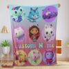 Nice Disney Gabby's Dollhouse Blanket Fleece Customized Blanket