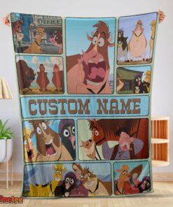 Nice Disney Home On The Range Poster Blanket Fleece Customized Blanket