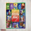 Nice Disney Inside Out Colorful Collage Blanket Fleece Customized Blanket