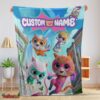 Nice Disney Junior SuperKitties Chibi Cute Fleece Blanket Customize Blanket
