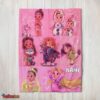 Nice Disney Kids Princess Sketches Blanket Fleece Customized Blanket
