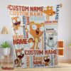 Nice Disney Kiff Chatterley & Barry Buns Blanket Fleece Customized Blanket