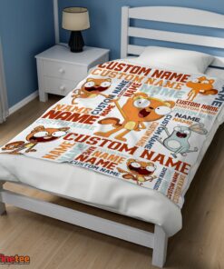 Nice Disney Kiff Chatterley & Barry Buns Blanket Fleece Customized Blanket - Image 3
