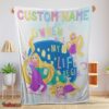 Nice Disney Long Hair Princess Rapunzel Princess Blanket Fleece Customized Blanket