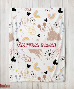 Nice Disney Mickey Mouse & Friends Magical Mouse Castle Blanket Fleece Customized Blanket