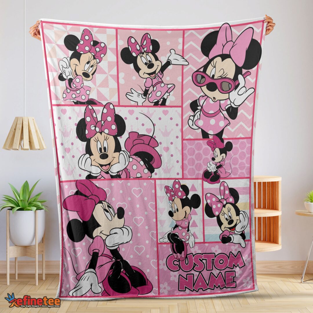 nice-disney-minnie-mouse-and-friends-minnie-mouse-moods-blanket-customize-blanket-mk-01-1 Nice Disney Minnie Mouse And Friends Minnie Mouse Moods Blanket Customize Blanket