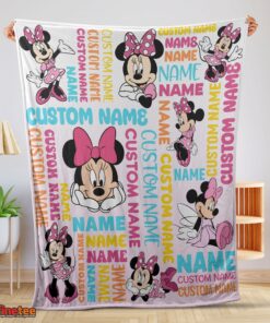 Nice Disney Minnie Mouse Blanket Fleece Customized Blanket
