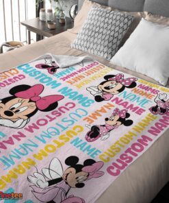 Nice Disney Minnie Mouse Blanket Fleece Customized Blanket - Image 4