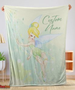 Nice Disney Peter Pan Tinker Bell Blanket Fleece Customized Blanket