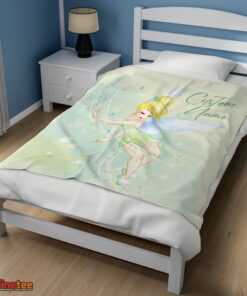Nice Disney Peter Pan Tinker Bell Blanket Fleece Customized Blanket - Image 3