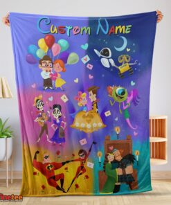 Nice Disney Pixar Cartoon All Story Velveteen Cute Blanket Fleece Customized Blanket