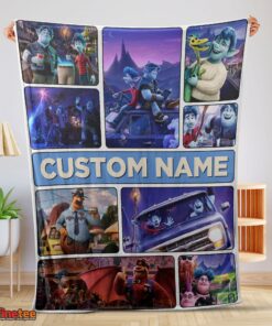 Nice Disney Pixar Onward Magical Journey Collage Blanket Fleece Customized Blanket