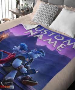 Nice Disney Pixar Onward Poster Blanket Fleece Customized Blanket - Image 4