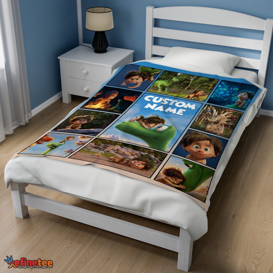 nice-disney-pixar-the-good-dinosaur-collage-poster-blanket-fleece-customized-blanket-mk-02 Nice Disney Pixar The Good Dinosaur Collage Poster Blanket Fleece Customized Blanket - Image 3